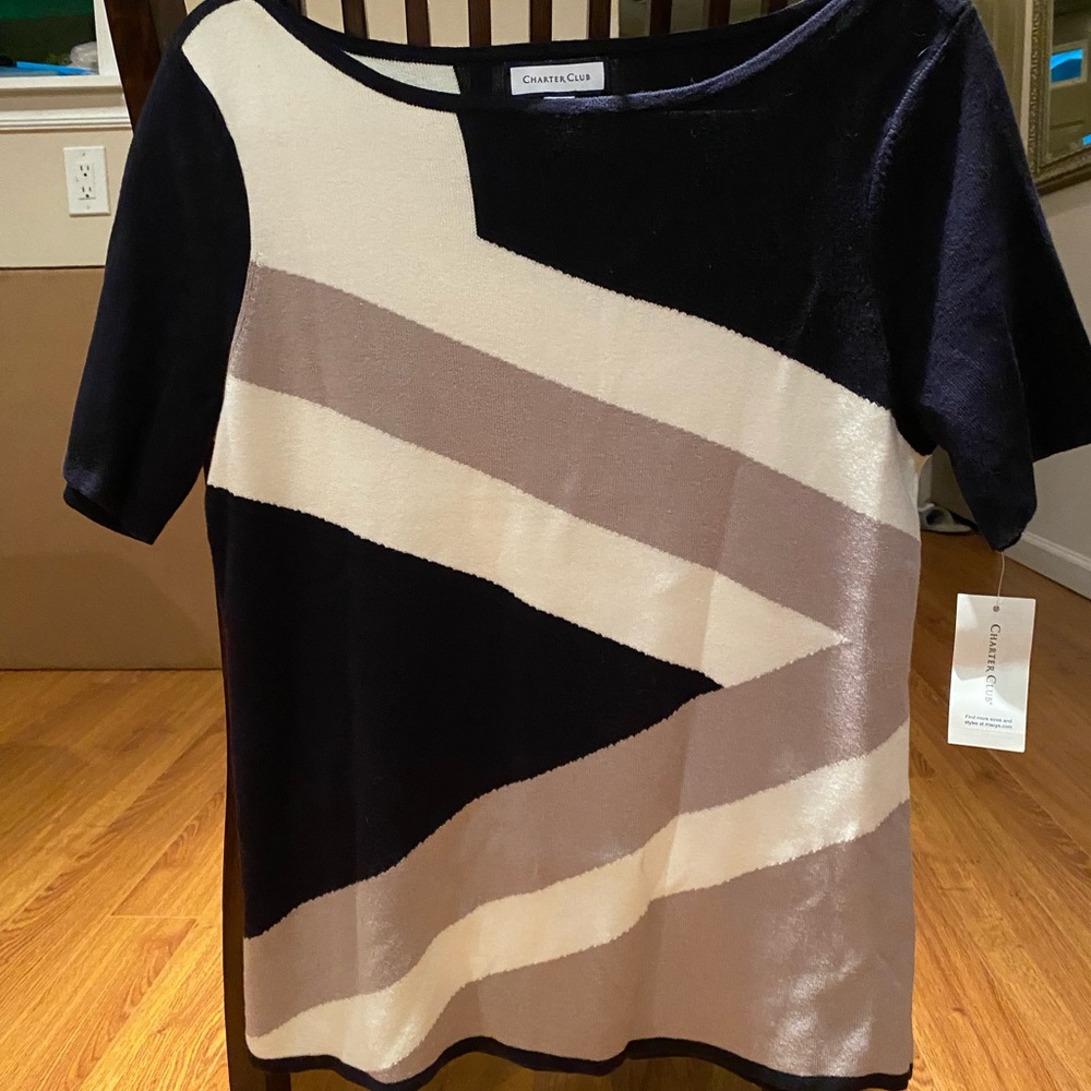Charter Club Sweater Short Sleeve